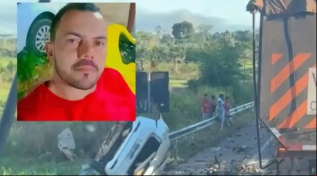 Colisão entre carreta e carro de eio deixa uma vítima fatal na BR-364 - VÍDEO
